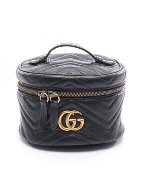 Gucci Backpack GG Marmont Mini Black Leather